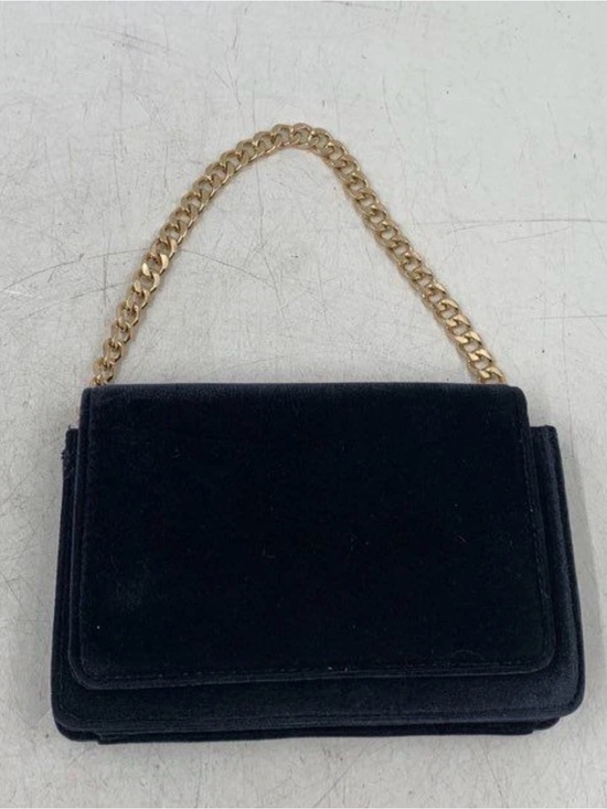 Anthropologie Handbags - Anthropologie  black velvet clutch bag